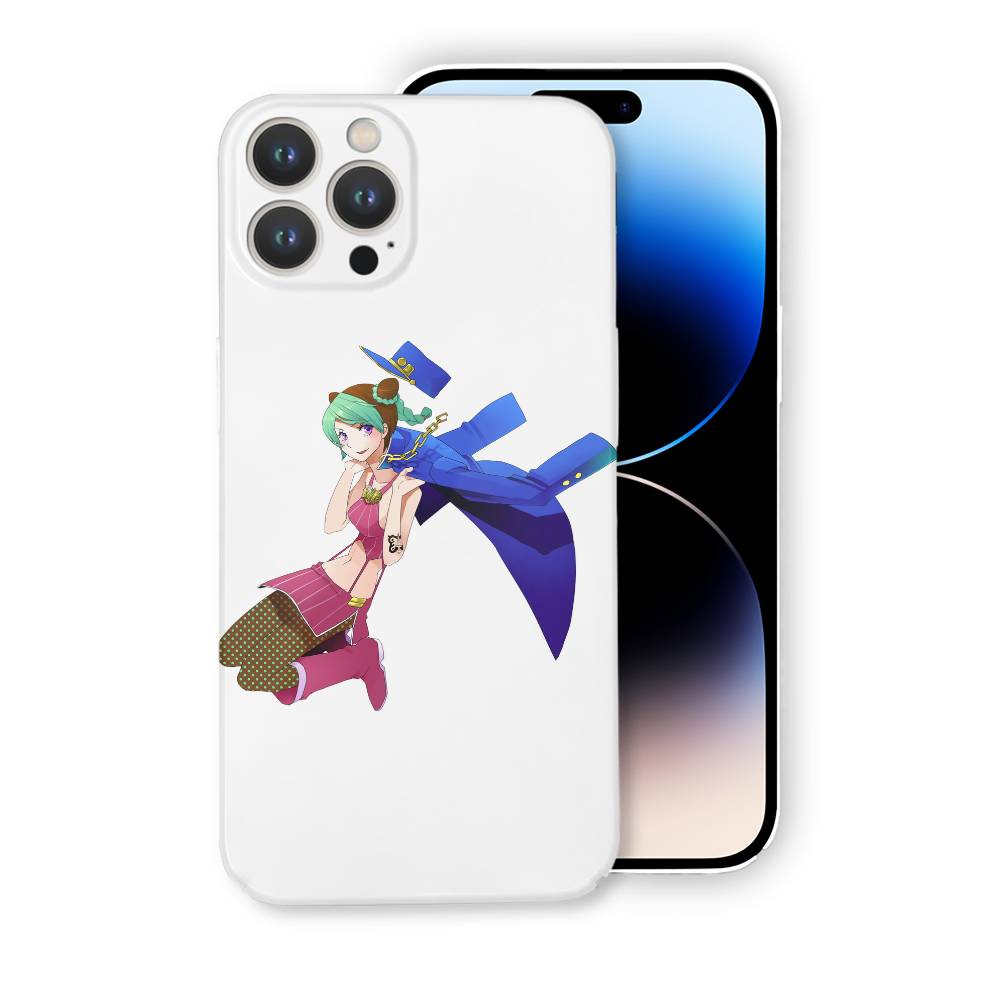 （画像用） "ジョジョの奇妙な冒険 くうじょう ジョリーン JoJo's Bizarre Adventure Jolyne Cujoh " 【iPhone 14シリーズ対応】ハードケース